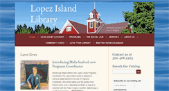 Desktop Screenshot of lopezlibrary.org