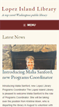 Mobile Screenshot of lopezlibrary.org